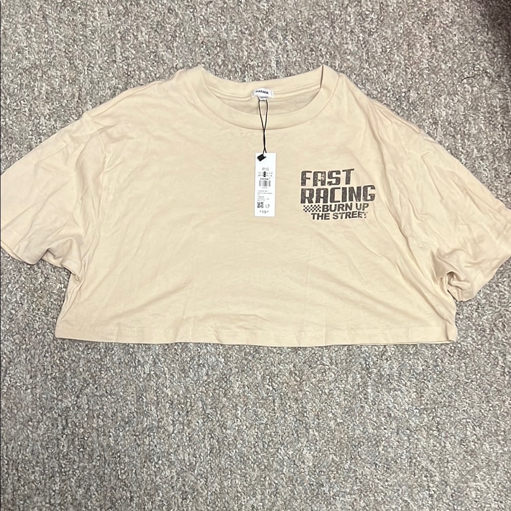 Garage Cropped Graphic Tee